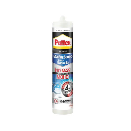 Antifúngico Silicona Blanco Quick Healthy Baño PATTEX