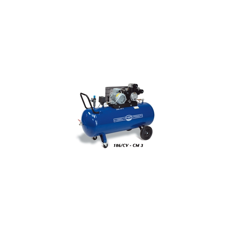 LA PADANA Oil-Lubrificated - High-Performance - Single-Double-Stage Compressors with Belt Drive 169/C - CT2 LA PADANA Oil-Lubrificated - High-Performance - Single-Double-Stage Compressors with Belt Drive 169/C - CT2