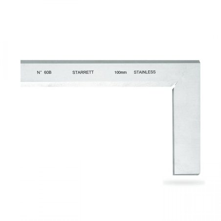 Esquadro de Aço Inoxidável Temperado 100x70mm STARRETT