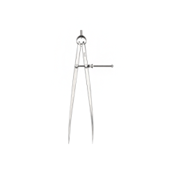 STARRETT 83B Series Compass with Spring and Quick Setting Screw 300mm