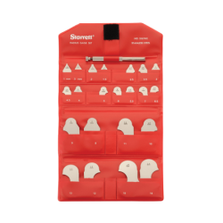 STARRETT 167 Radius or Fillet Gauge Combined With Holder