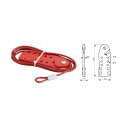 Cable de Bloqueo Ajustable 2M-5mm THIRARD