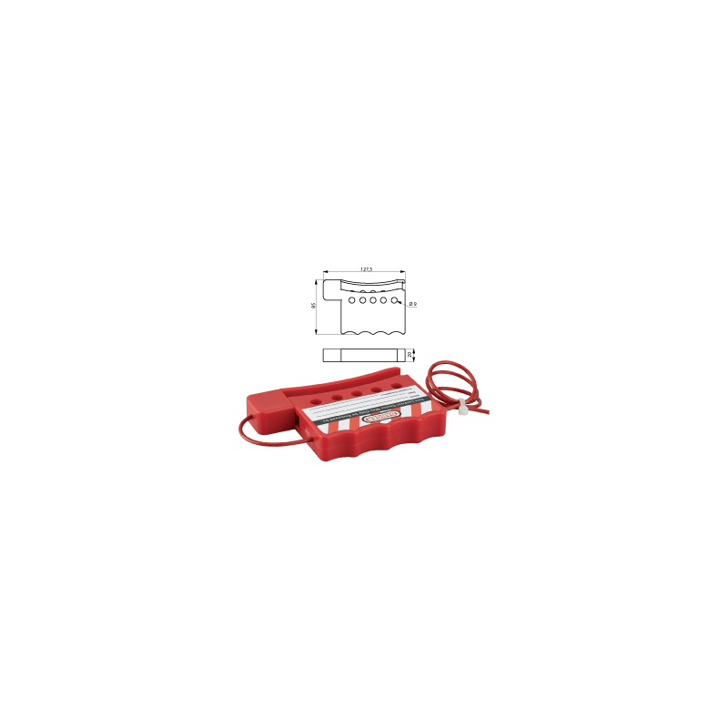 Cable de Bloqueo Ajustable 60CM-3mm THIRARD