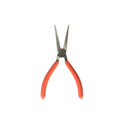 VBW 160mm  Flat Nose Pliers with Long Jaws Polished Dip-Coated