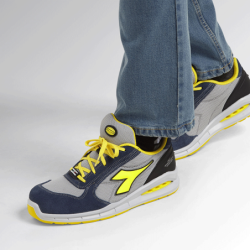 DIADORA Run Net Airbox Low S1P SRC 40 Safety Shoes Blue and Grey
