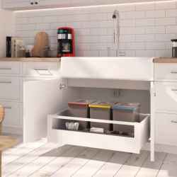 GTV Drawer Axis Pro Soft-Close 222X400 White