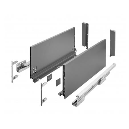 GTV Drawer Axis Pro Soft-Close 222X350 Antracite