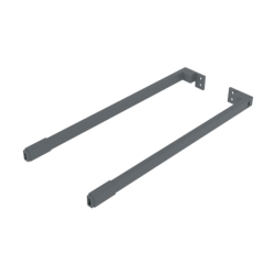GTV Gallery Square Rail Drawer 450 Anthracite
