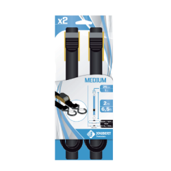 CORREIAS MEDIAS 25MMX2M BLACK
