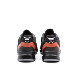 LAVORO 39 Hybrid Safety Shoe Black and Red Laser HD WR Textile S3 SRC ESD
