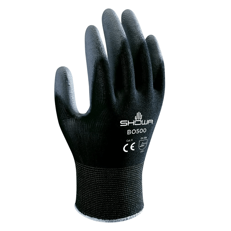 LUVA NYLON REV.PU B0500 EU L Preto