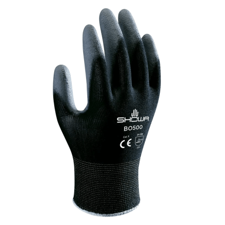 LUVA NYLON REV.PU B0500 EU L Preto