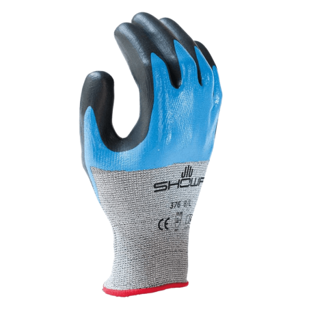 LUVA ANTICORTE DUPLO NITRILO S-TEX 376 E