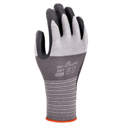 LUVA NYLON REV.NITRILO 381 EU L Cinza