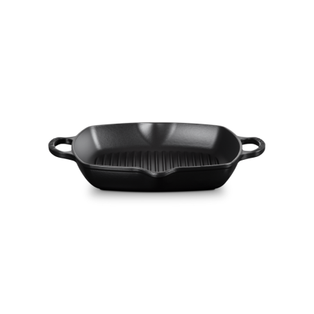 Deep Square Grill Black 30cm - Signature