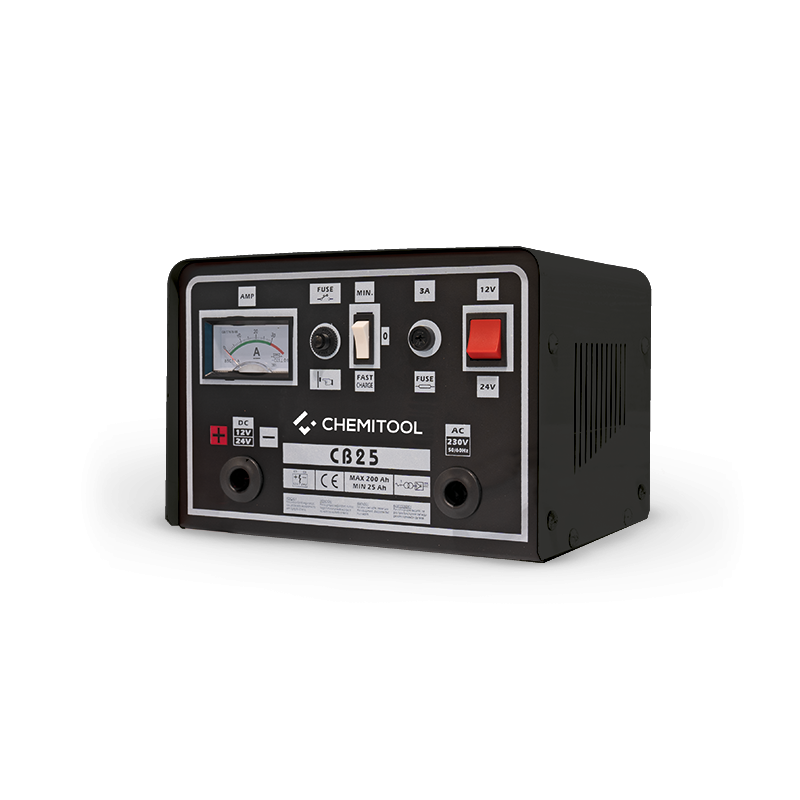 Carregador de Bateria CH-25 CHEMITOOL AUTOMOTIVE Carregador de Bateria CH-25 CHEMITOOL AUTOMOTIVE
