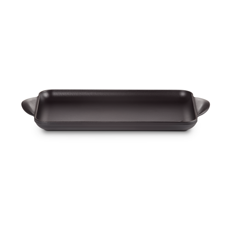 Grelha Lisa Retangular 32cm Preto - Tradition Grelha Lisa Retangular 32cm Preto - Tradition