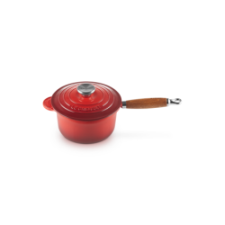 Saucepan with Wooden Handle 18cm Cerise - Tradition