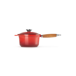 Saucepan with Wooden Handle 18cm Cerise - Tradition