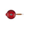 Tacho com Cabo de Madeira 18cm Cerise - Tradition