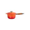Saucepan with Wooden Handle 18cm Volcanic - Tradition