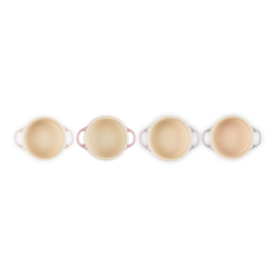 SET DE 4 MINI COCOTTES METALLICS CHIFFON