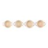SET DE 4 MINI COCOTTES METALLICS CHIFFON