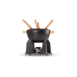 Set Fondue Luxe Hierro Fundido 2L Negro