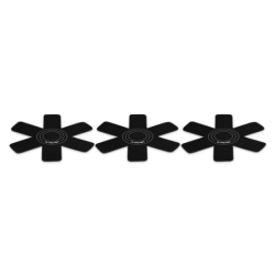 Set of 3 Pan Protectors Black