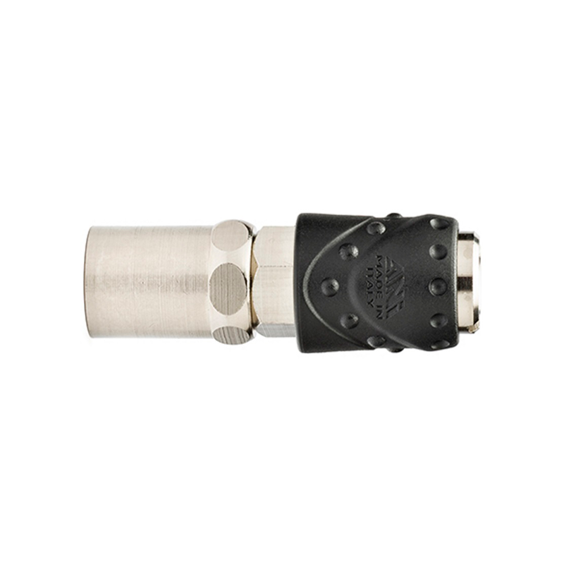 Acoplador Rápido Universal 16/B 10X17 com Rolamento e Manga para Mangueira de Borracha ANI Acoplador Rápido Universal 16/B 10X17 com Rolamento e Manga para Mangueira de Borracha ANI