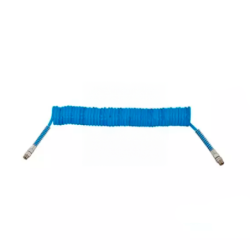 ANI Self Storing Polyurethane Hose with 2 Straight Ends Swivelling Connections