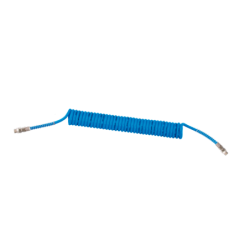 ANI Self Storing Polyurethane Hose with 2 Straight Ends Swivelling Connections