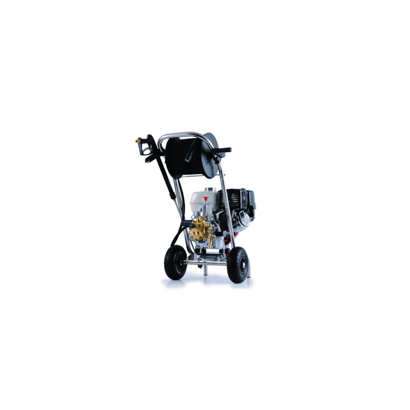 KRANZLE Cold Water with Combustion Engine The Profi-Jet-Series B 16/250 with Stainless Steel, Hose Drum and Speed Adjustment