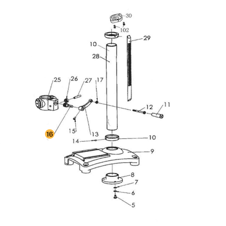 FOX Handle shaft for F11991