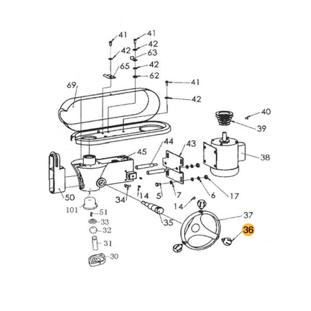 FOX Starter shaft for F11991