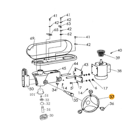 FOX Milling handle for F11991