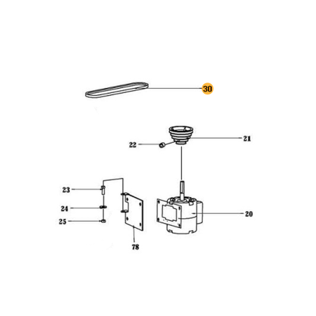 FOX Trapezoidal Belt for Bench Drill F12921