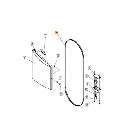 Correia para Serra para F28-186 FOX