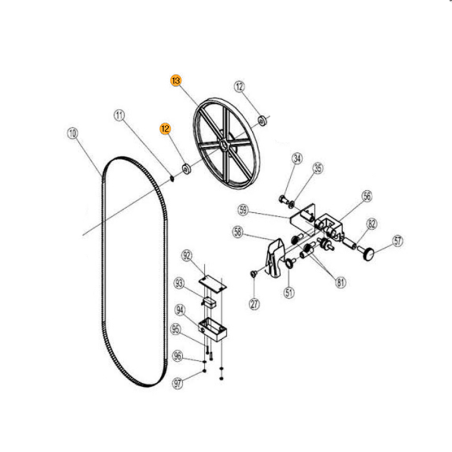 Wheel for F28-186 FOX