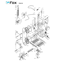 Anillo de Goma para Polea Sierra para Madera F28191 FOX