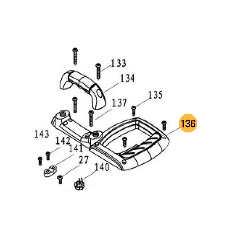 FOX Top Handle Cover for F36255