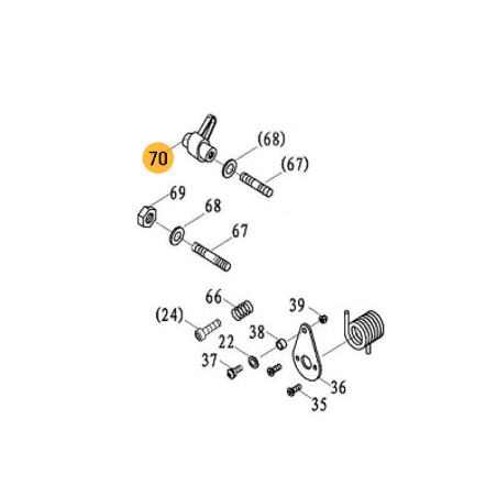 Manipulo de Aperto para F36255 FOX