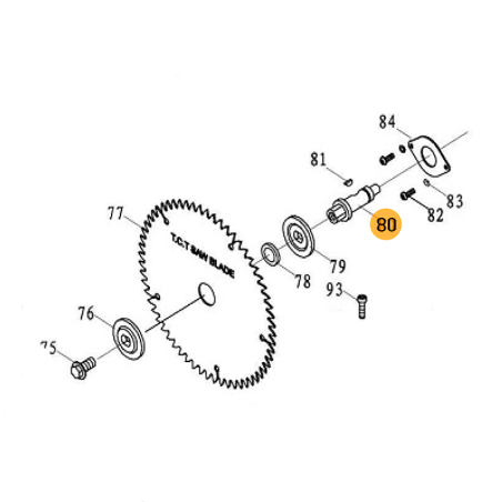 FOX Disk Shaft for F36255