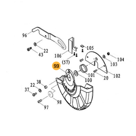 FOX Bottom Disk Guard for F36513