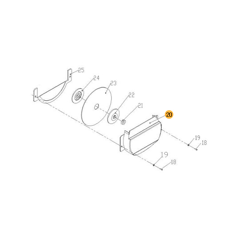 FOX Disk cover for F36410 FOX Disk cover for F36410