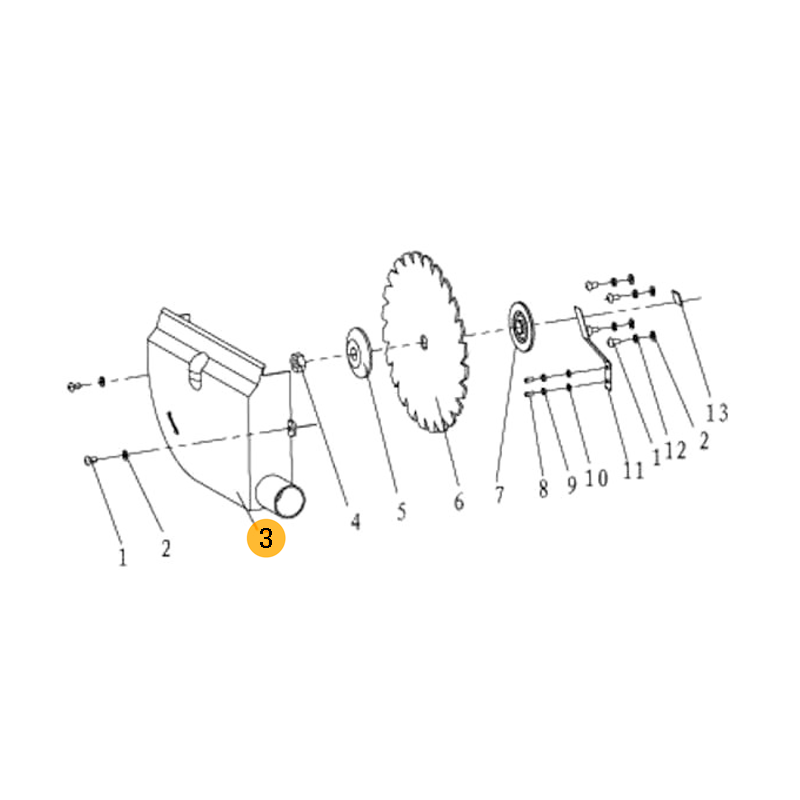 FOX Side Disk Protector for F36513 FOX Side Disk Protector for F36513