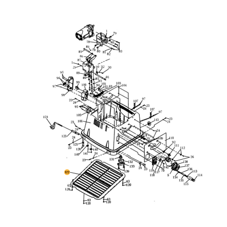 FOX Lower Machine Guard for F36522