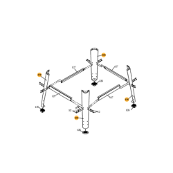 Pata Base para F36522 FOX