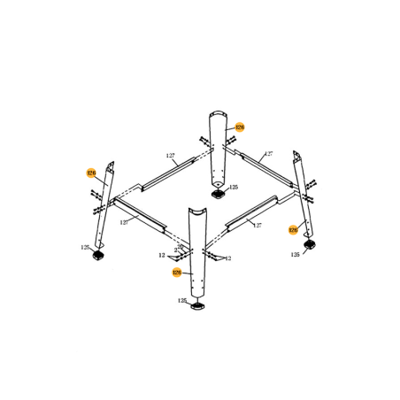Pata Base para F36522 FOX