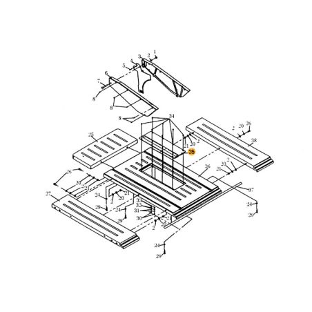 FOX Table Base (Disc) for F36522